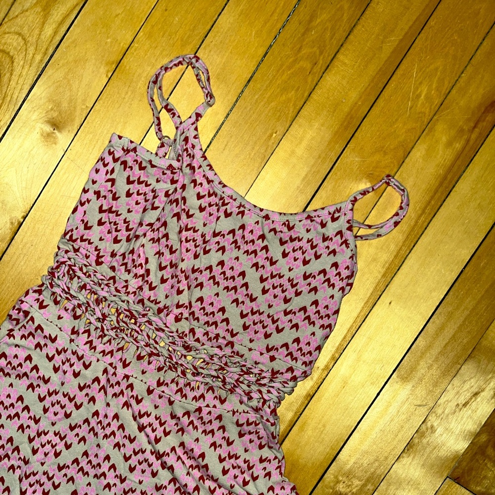 HIGH LOW PINK DRESS
